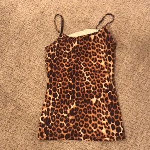 Express XS cheetah print cami